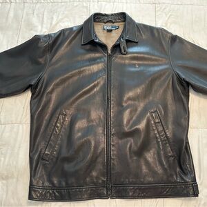 Polo Ralph Lauren Dark Leather Jacket